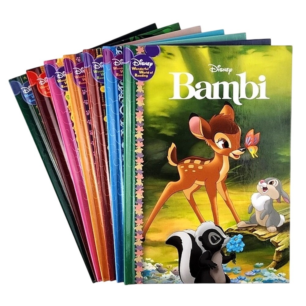 Disney Wonderful World of Reading Hardcover Children's Books Set of 7